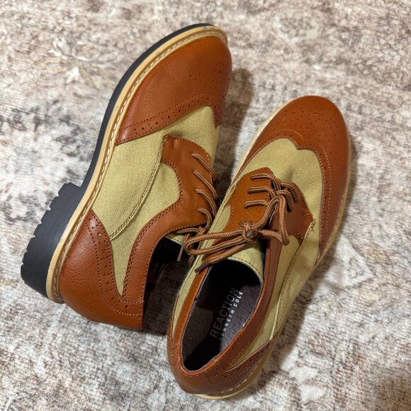 Kenneth Cole Wingtip Oxford Dress Shoes - size 6 - Picture 5 of 11